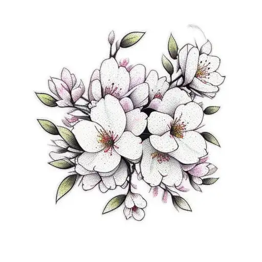 Cherry Blossom tattoo design idea
