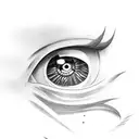 Tattoo, sketch, eye, brush, sharingan, Uchiha Sasuke, real tattoo design idea