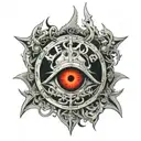 hellsing alucard eye tattoo design idea