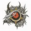 hellsing alucard eye tattoo design idea