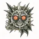 hellsing alucard eye tattoo design idea