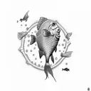 dori fish tattoo design idea