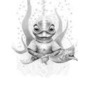 Just Keep swimming tattoo design idea