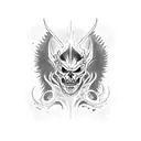 lucifer falling  tattoo design idea