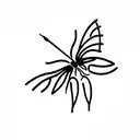 blackberries, honeysuckle, fireflies tattoo design idea