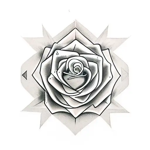 heart with a rose with infinity and beyond, forever and always tattoo design idea