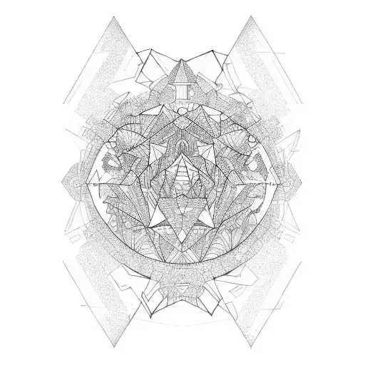 cybersigilism sleeve design tattoo design idea