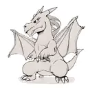 Charizard  tattoo design idea