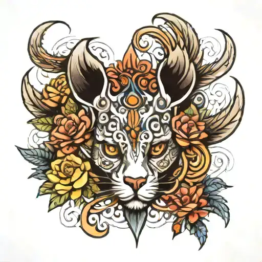 Damru  tattoo design idea