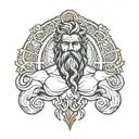 zeus tattoo design idea