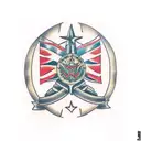 army tank tattoo design idea