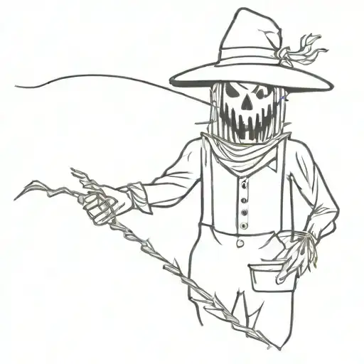 scarecrow tattoo design idea