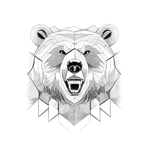 3,847 Bear tattoo Vector Images | Depositphotos