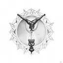 genie's lamp tattoo design idea