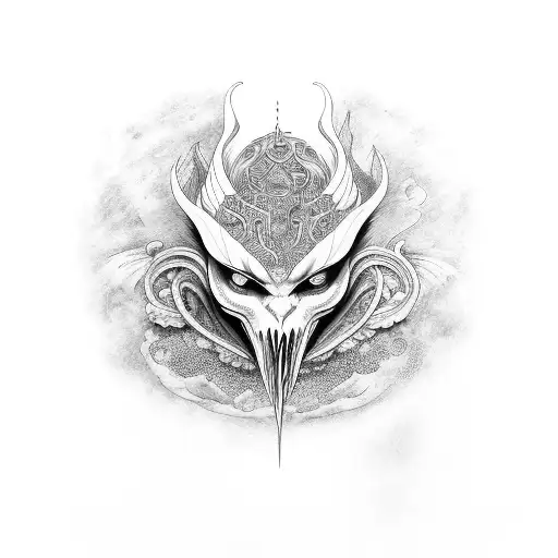 sirene tattoo design idea