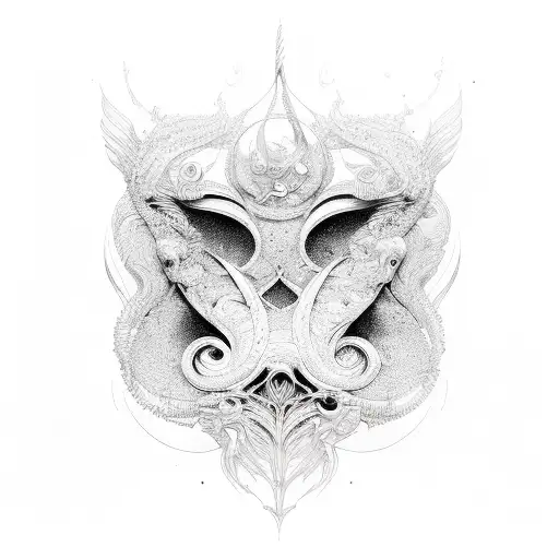 sirene tattoo design idea