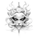 sirene tattoo design idea