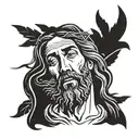 tattoo based off jesus leaving the 99 vintage tattoo design idea