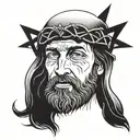 tattoo based off jesus leaving the 99 vintage tattoo design idea