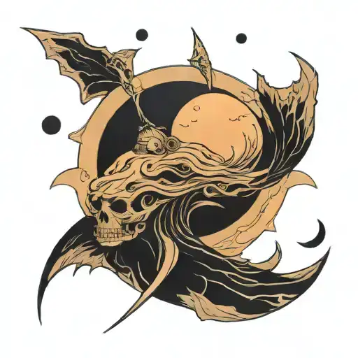 dune messiah moons tattoo design idea