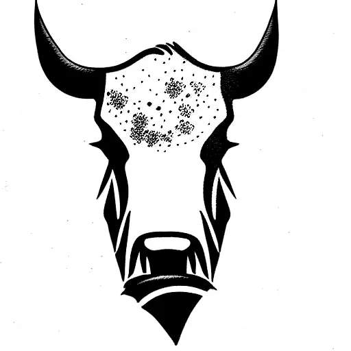 buffalo tattoo design idea