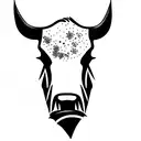 buffalo tattoo design idea