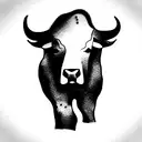 buffalo tattoo design idea