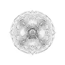 ORNATE WREATH tattoo design idea