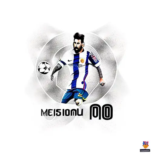 Messi 10 Barça copa del mundo tattoo design idea