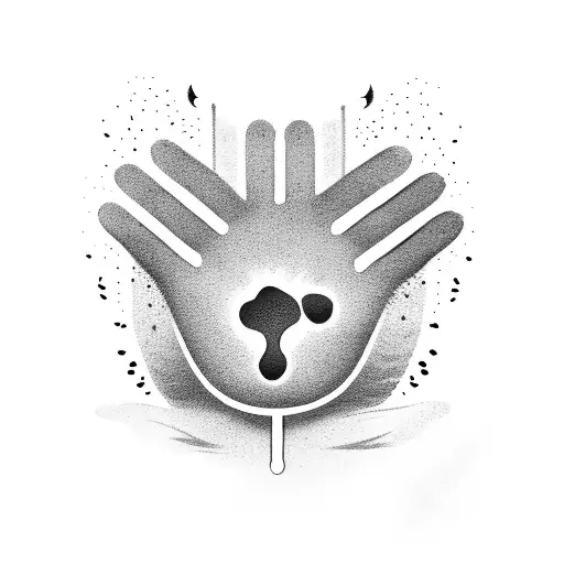 the word Bailey written in cursive lettering and a golden retriever paw print tattoo design idea