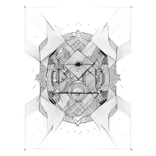 mens social anxiety tattoo design idea