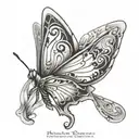 butterfly effect reaper tattoo design idea