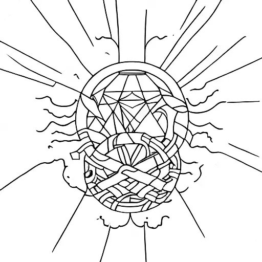 ouroboros yggdrasil tattoo design idea