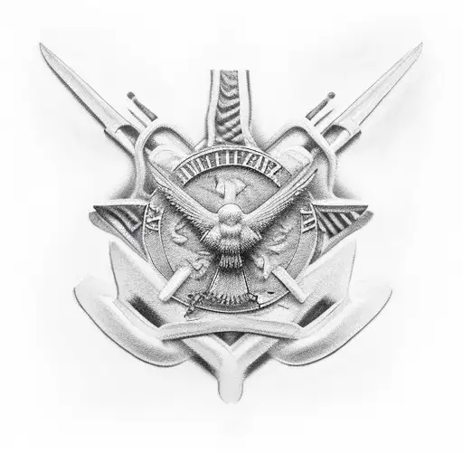 military remembrance  tattoo design idea