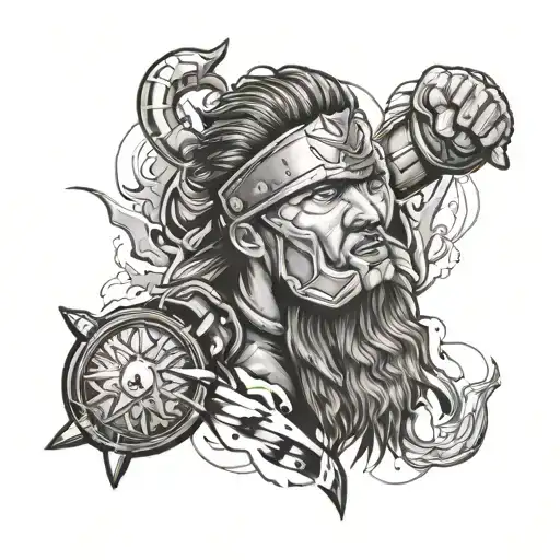 Spartak Moscow, Fans, Gladiator, Legends of the club torch Voronezh tattoo design idea