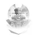 Roman numerals 17 and 7 tattoo design idea