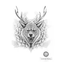 Hirsch  tattoo design idea