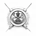 bmw e30 car with Viking tattoo design idea