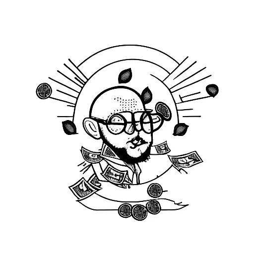 When life gives you lemons get your money up tattoo design idea