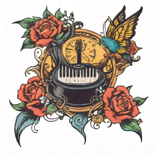  self-awerness, music, night,  friendship, sea journey, poetry, friendship and loss tattoo design idea