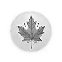 Maple Leaf tattoo design idea