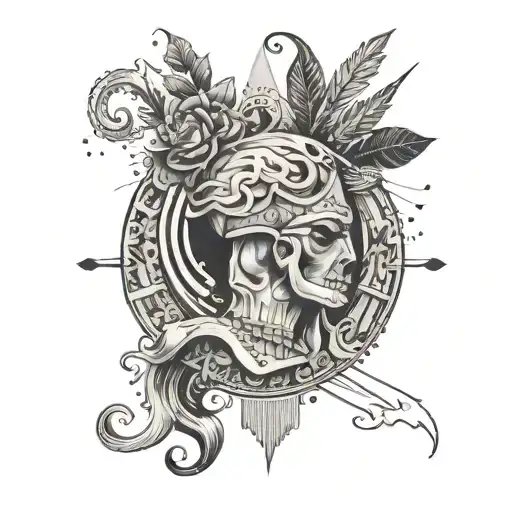 A striking tattoo design incorporating themes of social justice and equality, with subtle nods to Falling Kingdoms and the rejection of capitalist exploitation tattoo design idea