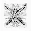 Sword tattoo design idea