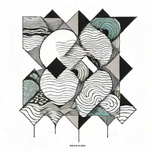 line upon line precept upon precept idea with ocean waves tattoo design idea