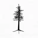 dead tree tattoo design idea