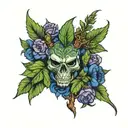 Scotland 420 tattoo design idea