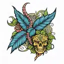 Scotland 420 tattoo design idea