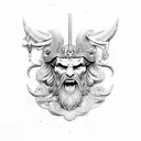 zeus tattoo design idea