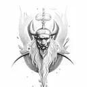 zeus tattoo design idea