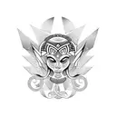 virgo tattoo design idea